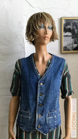 Geweldig Vintage Jeans Gilet Maat M Jassen En Colberts