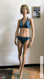 Geweldige Bikini 70S Velvet Vintage Zwemkleding