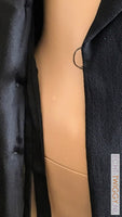 Geweldige Vintage Zwarte Mantel Jaren 40/50 Vintage Jassen
