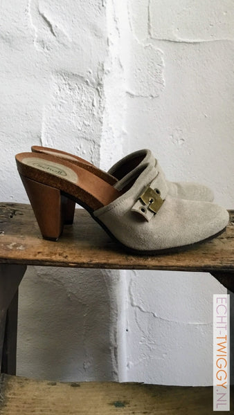 Leuke Dames Klompen Scholl Maat 38 Vintage Laarzen En Schoenen
