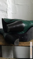Mooie Laarsjes Van Sacha Essentials Groen Lederen Brogue Maat 38 Vintage Laarzen En Schoenen