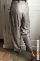 Vintage Leren Broek Studio F Ledermodelle Leder