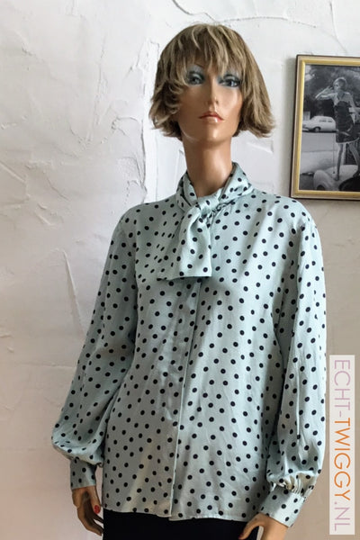 Blouse Polkadot Akris Club Made In Switzerland