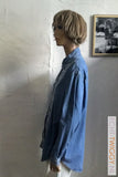 Vintage Jeans Blouse Fitt 80S/90S Blouse