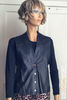 Vintage Leren Damesgilet Fritzys Leder